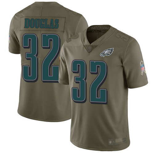 Men Philadelphia Eagles #32 Rasul Douglas Limited Olive 2017 Salute to Service Football NFL Jersey